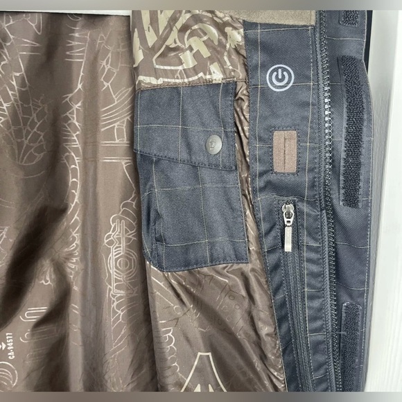 The North Face Cryptic HyVent Jacket Ski Snowboard Hardshell Striped Men’s XL‎ - Picture 10 of 16